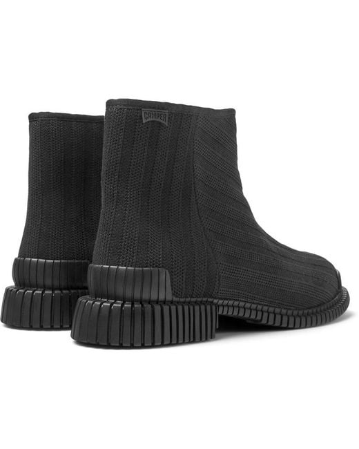 Camper Black Tm Lyocell Boots