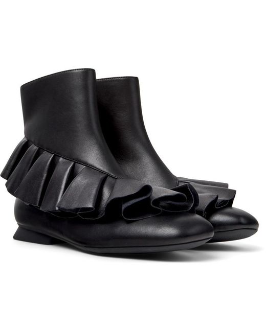 Camper Black Ankle Boots
