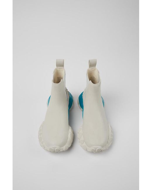 camper white boots