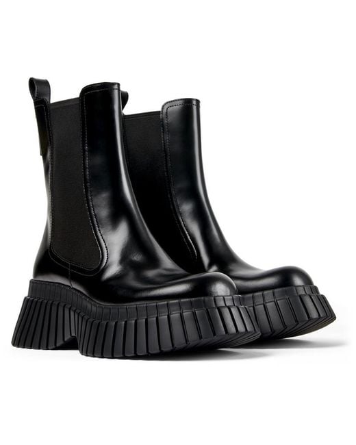 Camper Black Ankle Boots