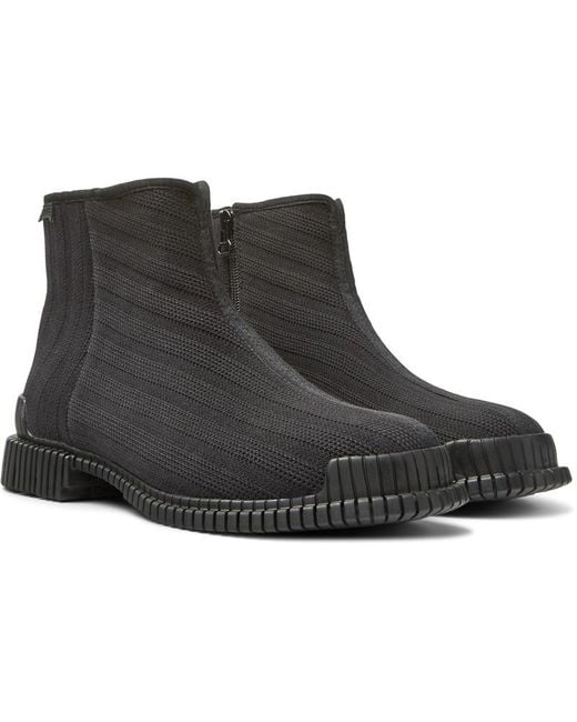 Camper Black Tm Lyocell Boots