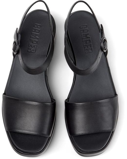 Camper Black Sandale