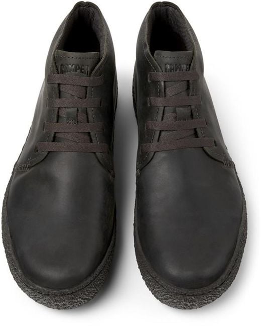 Camper Black Lace-Up Boots for men
