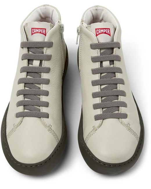 Camper Gray Ankle Boots