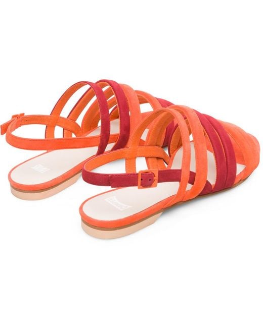Camper Red Sandals