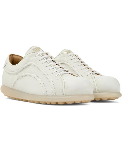 Camper White Non-dyed Leather Sneakers