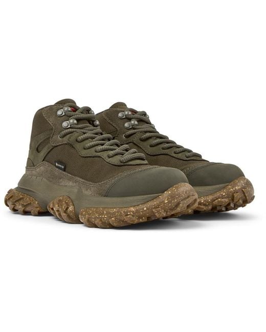 Camper Green Ankle Boots