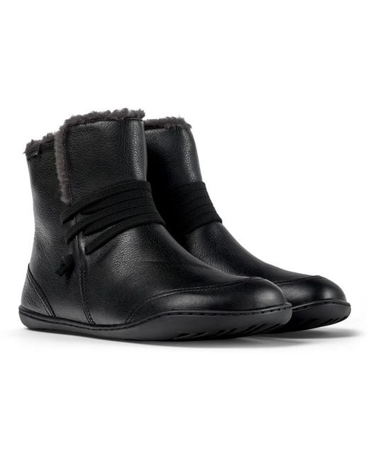 Camper Black Ankle Boots