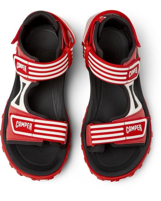 Camper Red Drift Trail Sandal