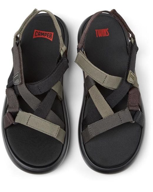 Camper Black Sandals for men