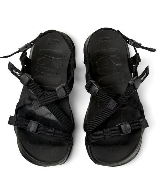 Camper Black Karst Sandal
