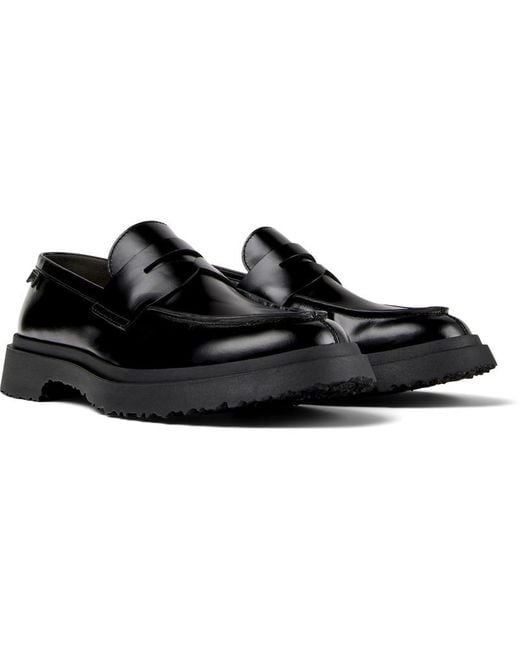 Camper E Lederloafer in Black für Herren