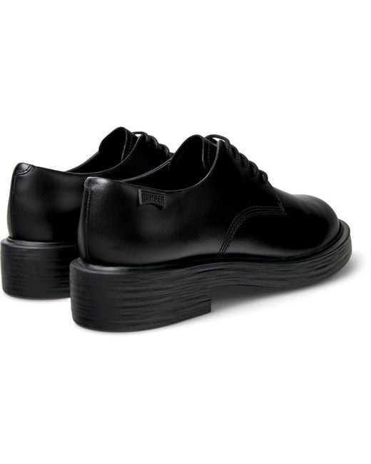 Camper Black Dean Derby Shoes