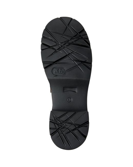Camper Black Leather Loafers