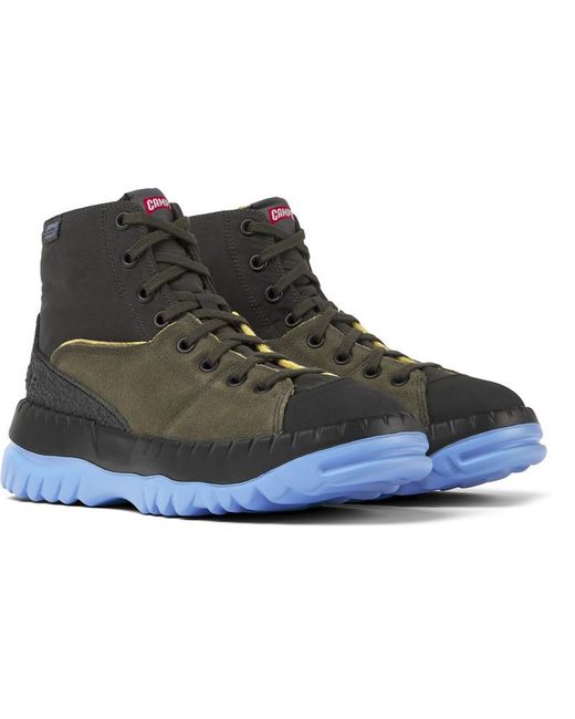Camper Blue Ankle Boots