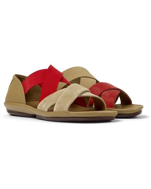 Camper Red Sandals