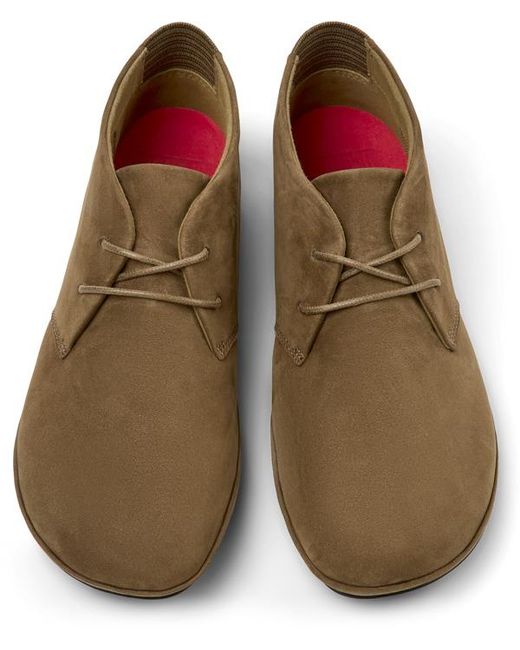 Camper Brown Nubuck Desert Boots
