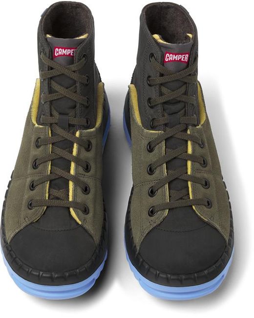 Camper Blue Ankle Boots