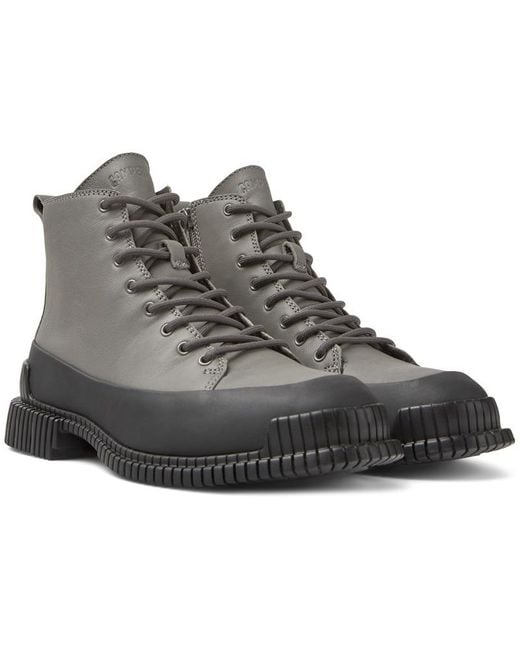 Camper Gray Ankle Boots