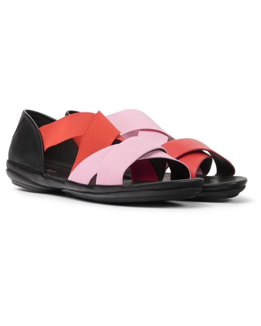 Camper Red Sandals