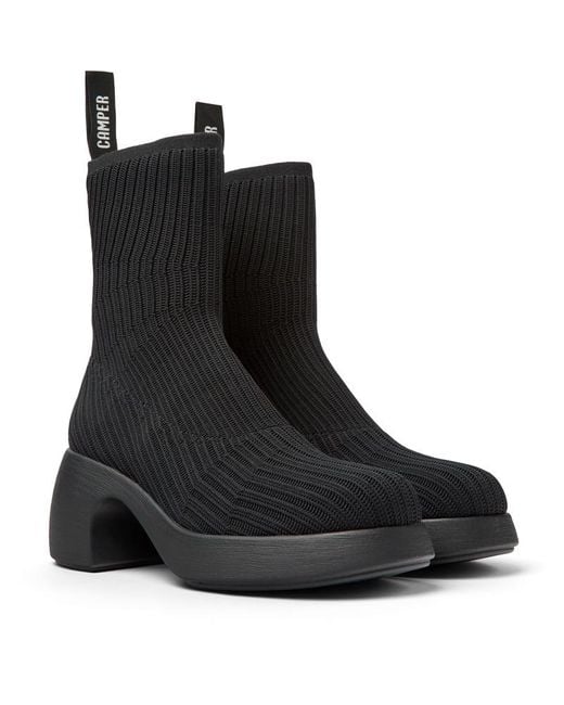 Camper Black Thelma 70Mm Boots