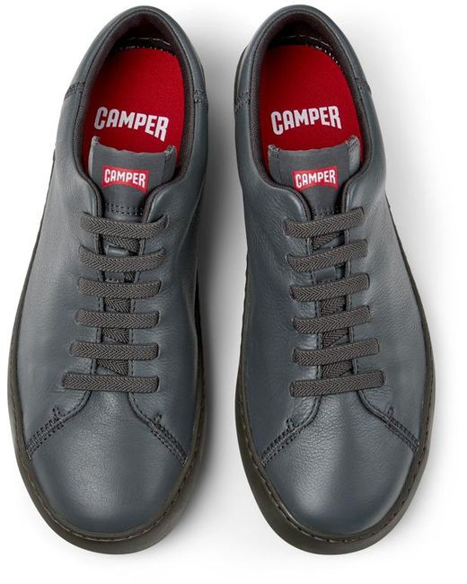 Camper Gray Grey Nubuck Sneakers for men