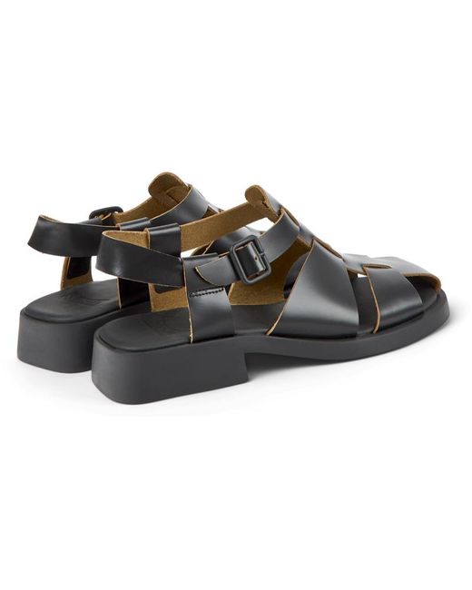 Camper Black Sandals