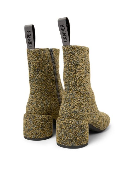 Camper Green Ankle Boots
