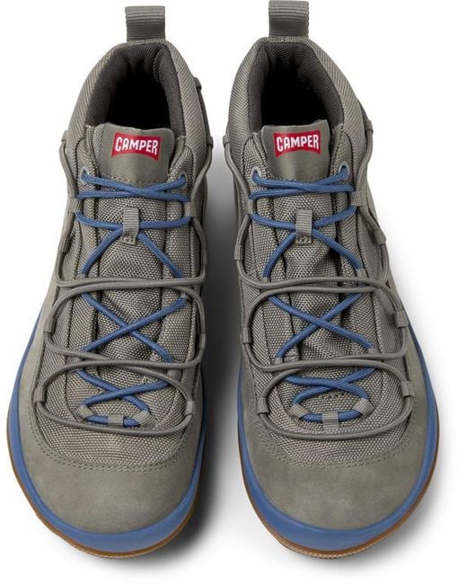 Camper Gray Ankle Boots