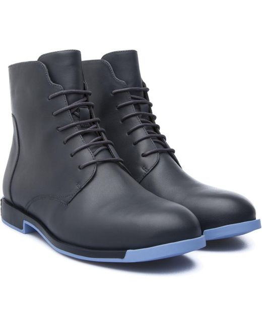 Camper Blue Ankle Boots