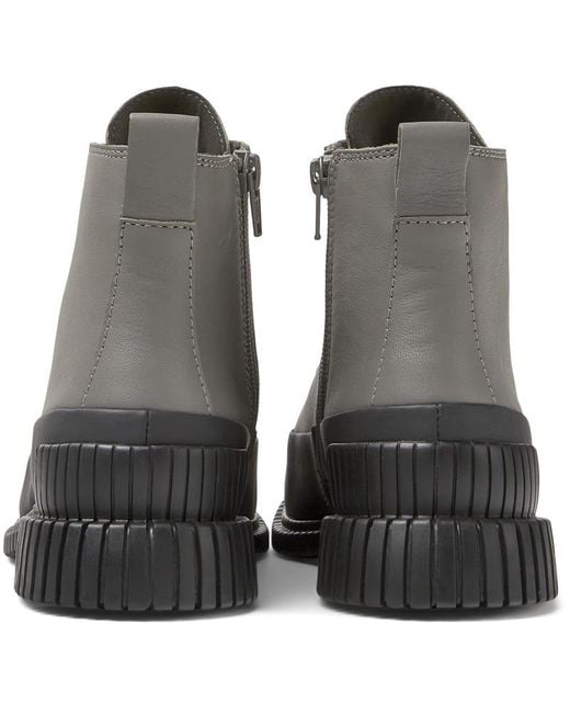 Camper Gray Ankle Boots