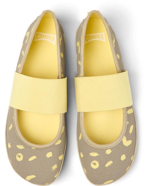 Camper Yellow Ballerinas