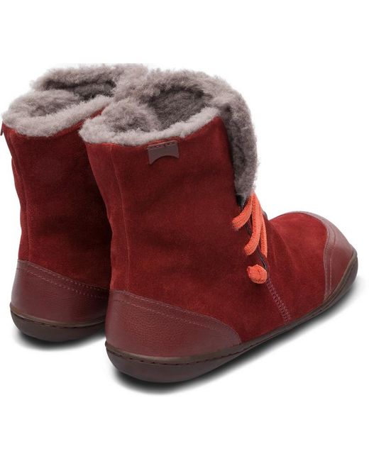 Camper Brown Ankle Boots