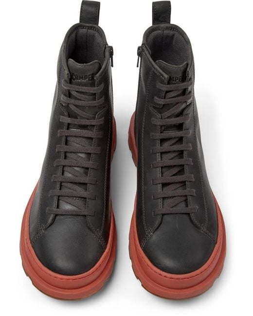 Camper Gray Ankle Boots for men