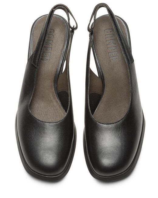Camper Black Slingback