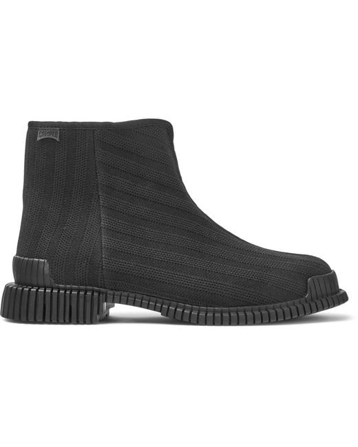 Camper Black Tm Lyocell Boots