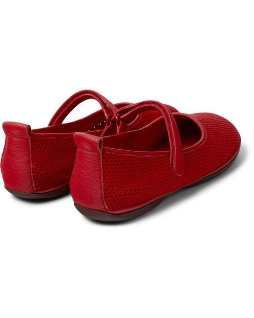 Camper Red Ballerinas