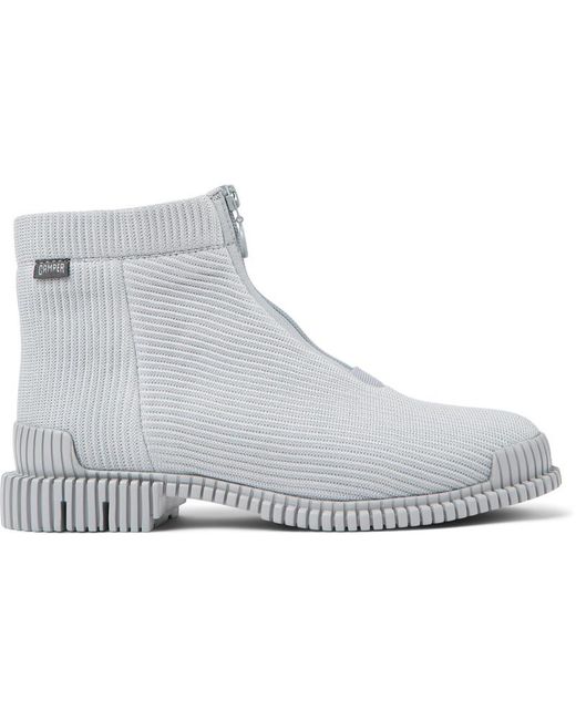 Camper Gray Ankle Boots