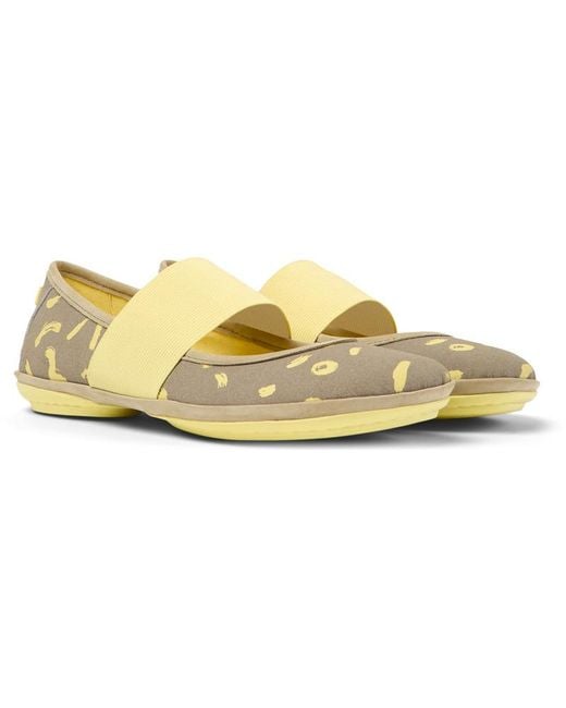 Camper Yellow Ballerinas