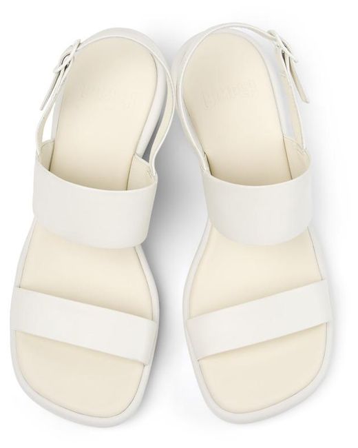 Camper White Sandals