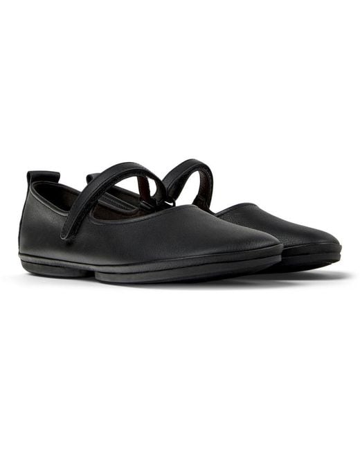 Camper Black Leather Shoes