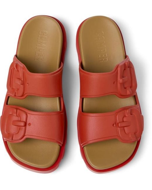 Camper Red Sandals