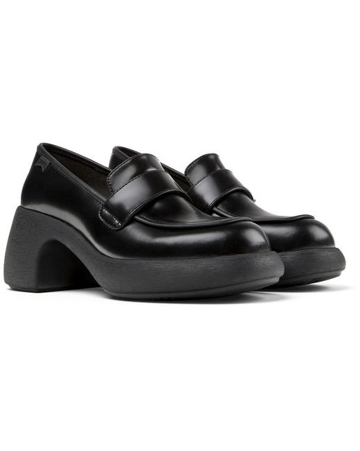 Camper Black Leather Shoes
