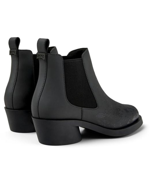 Camper Black Ankle Boots