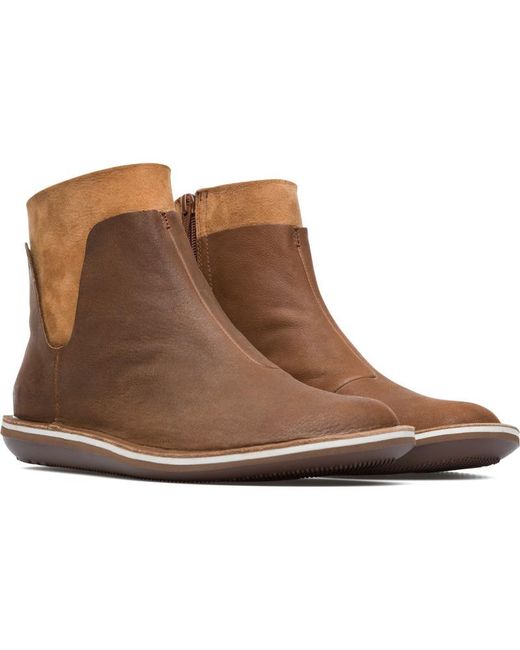 Camper Brown Ankle Boots