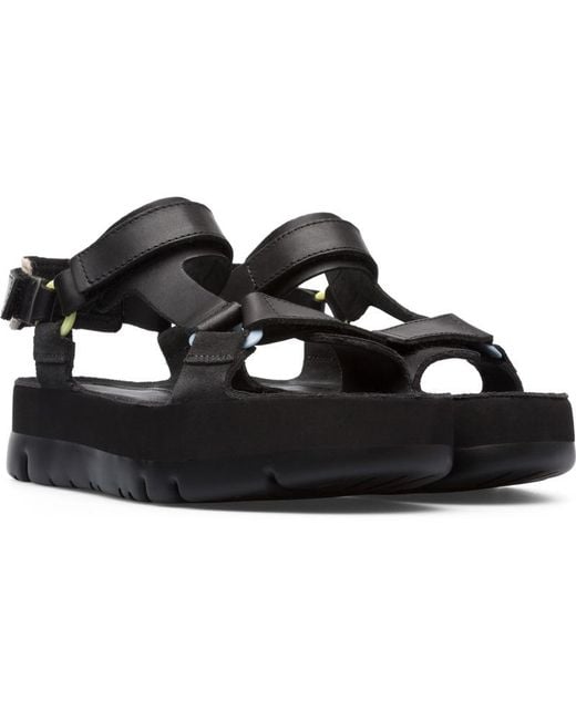 Camper Black Sandals