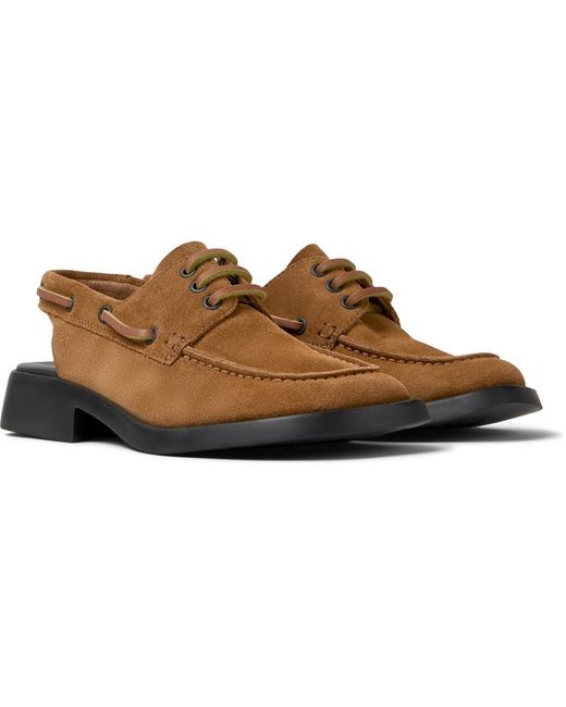 Camper Brown Clogs