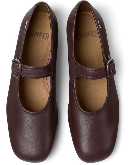 Camper Brown Ballerinas