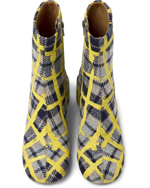 Camper Green Ankle Boots