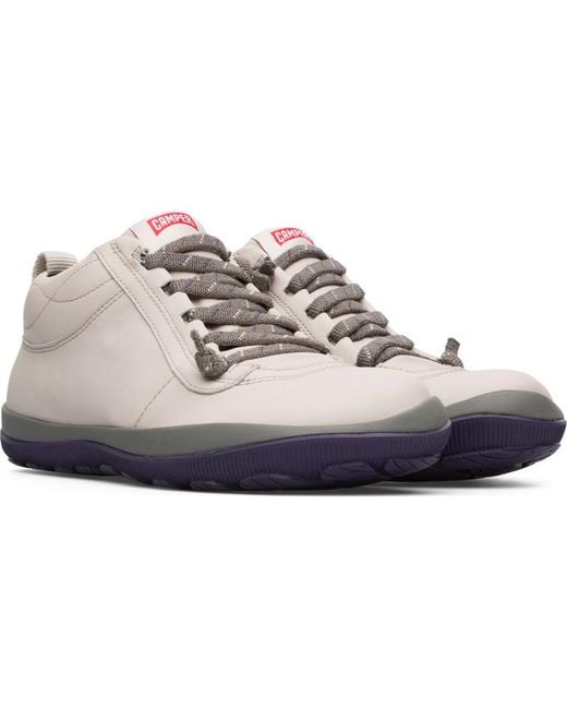 Camper Gray Ankle Boots